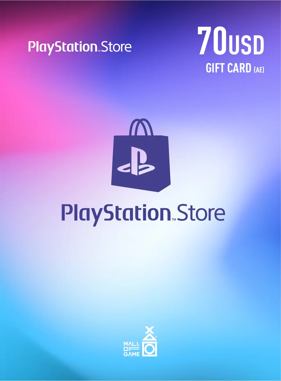PlayStation™Store USD70 Gift Cards (AE)